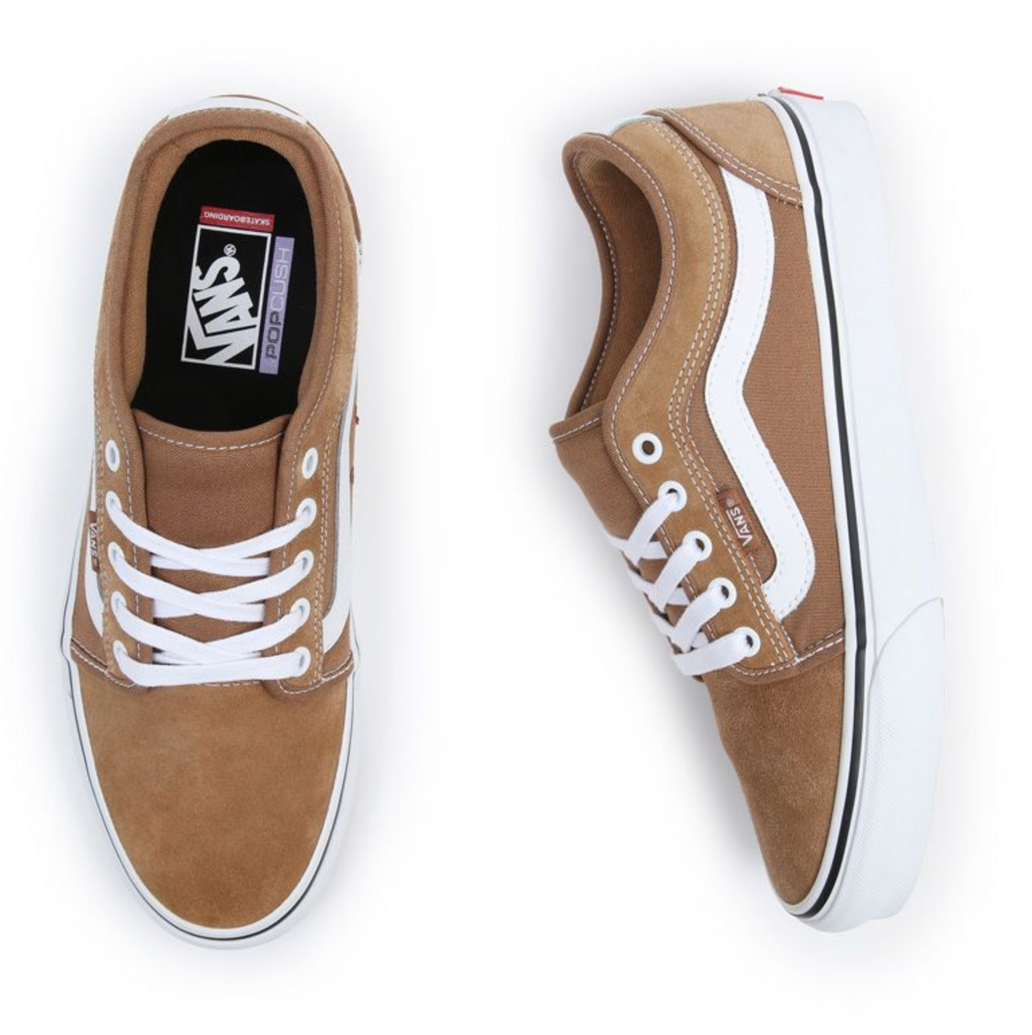 Vans Chukka Low Sidestripe Shoes - Tobacco Brown