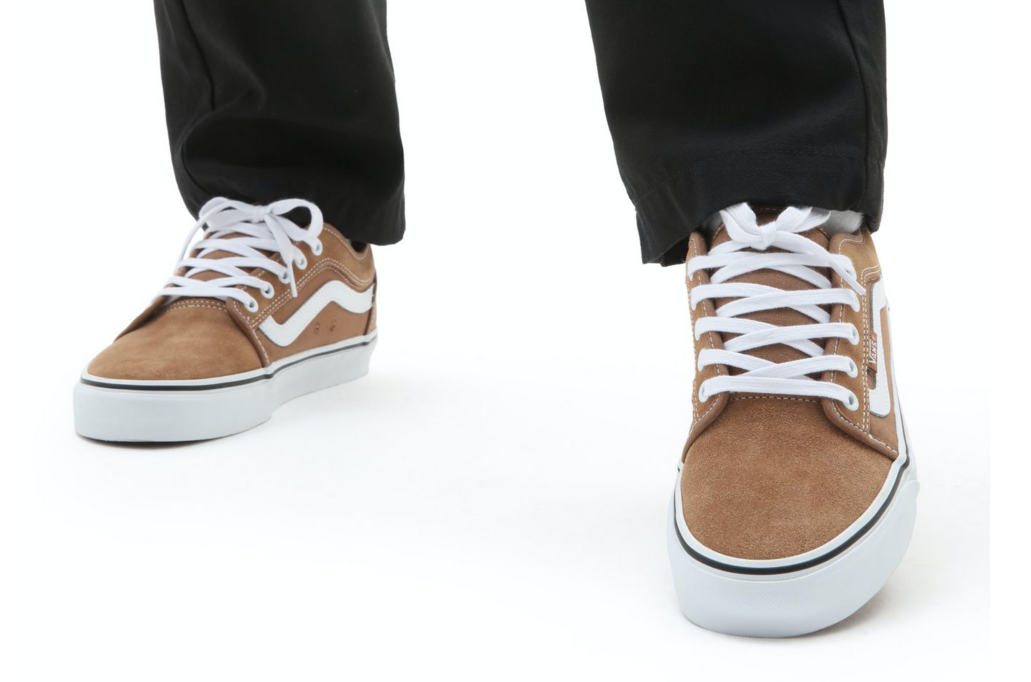 Vans Chukka Low Sidestripe Shoes - Tobacco Brown