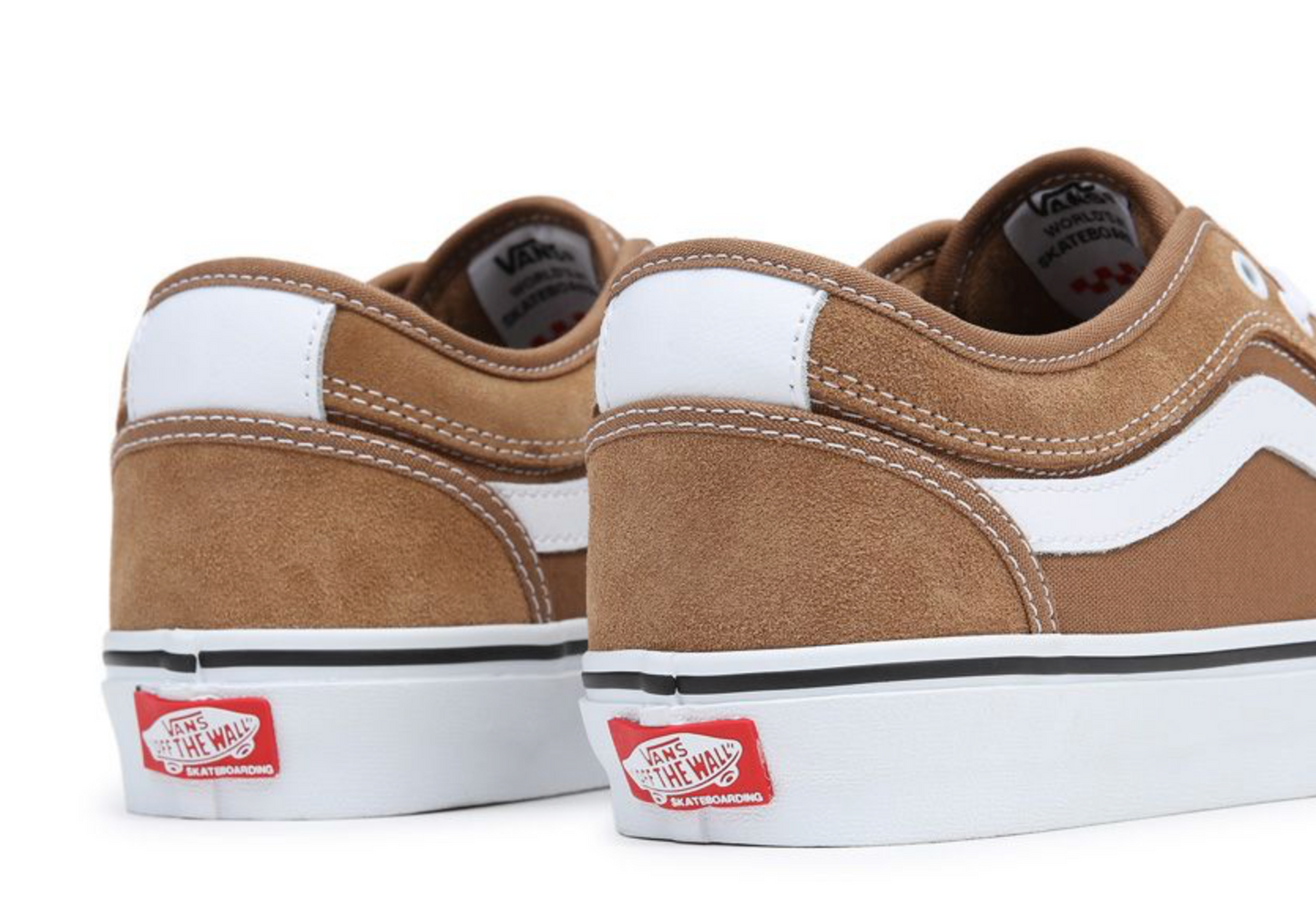 Vans Chukka Low Sidestripe Shoes - Tobacco Brown