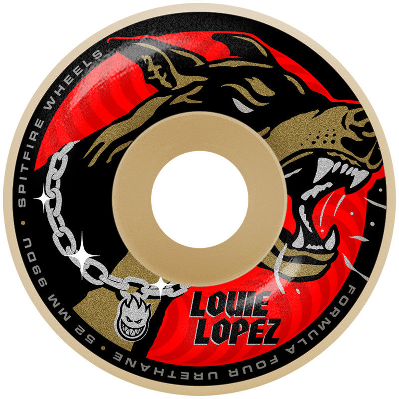 Spitfire Formula Four Louie Lopez Unchained Wheels Natural 52mm 99 DU